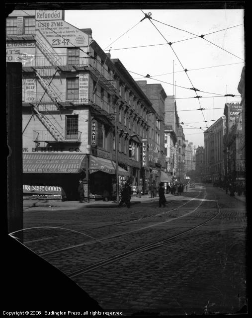 Washington St. corner of Elliot St.,  Nov 21 1909